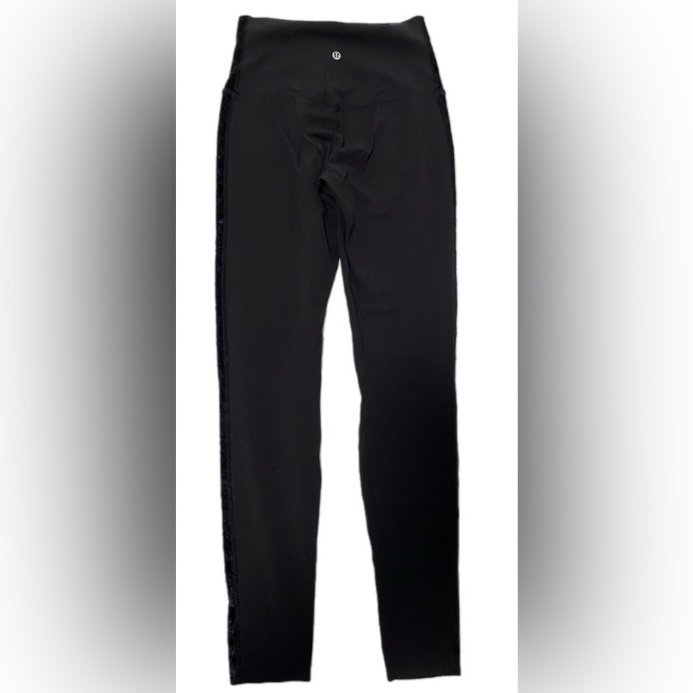 Lululemon Align Super High
Rise Leggings Crushed Velvet black 6 - Picture 3 of 10
